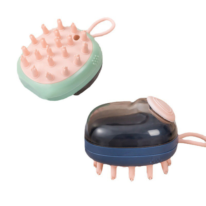 Massage Clean - Massage Shampoo Soap Dispensing Grooming Brush