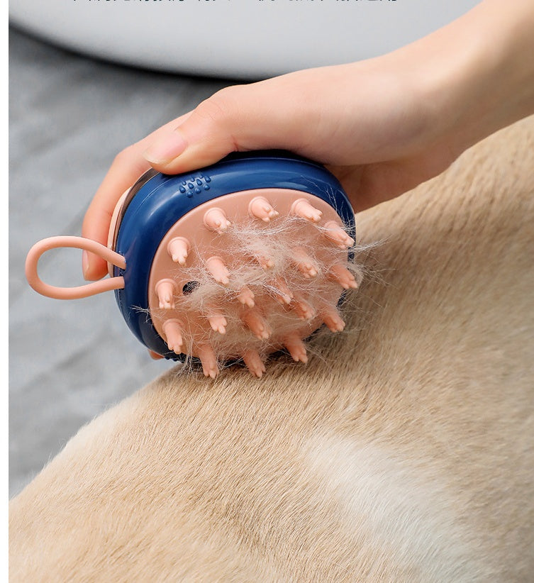 Massage Clean - Massage Shampoo Soap Dispensing Grooming Brush