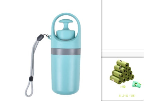 Poop Scoop - Dog Pooper Scooper With Built-in Poop Bag Dispenser