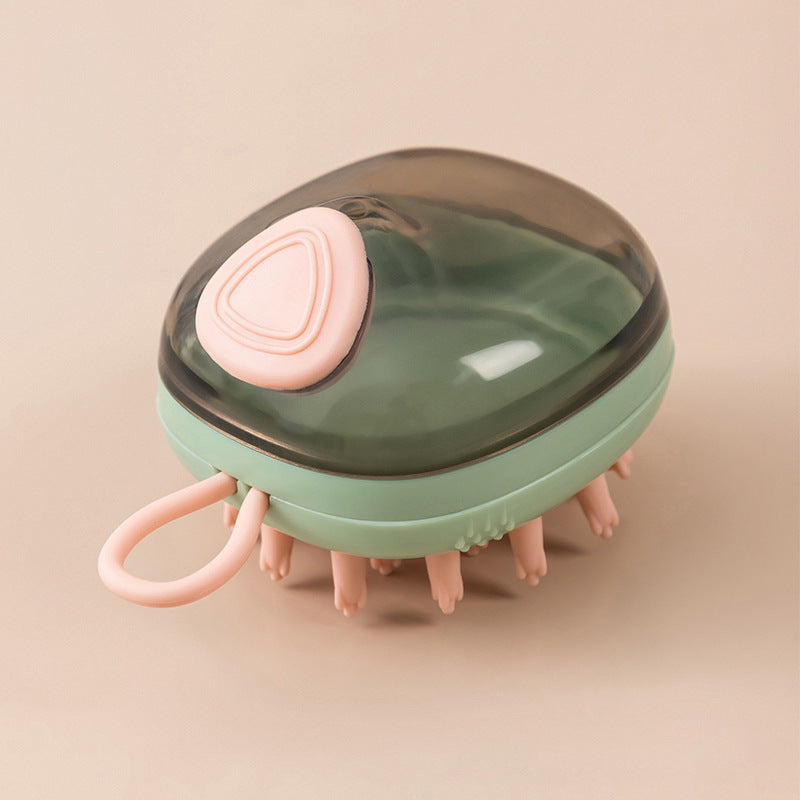Massage Clean - Massage Shampoo Soap Dispensing Grooming Brush