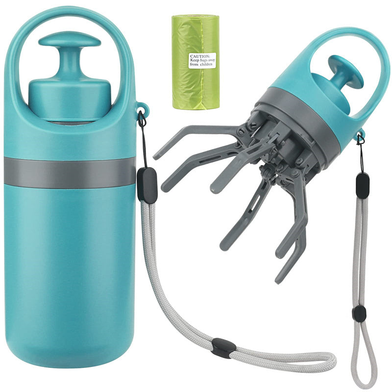 Poop Scoop - Dog Pooper Scooper With Built-in Poop Bag Dispenser